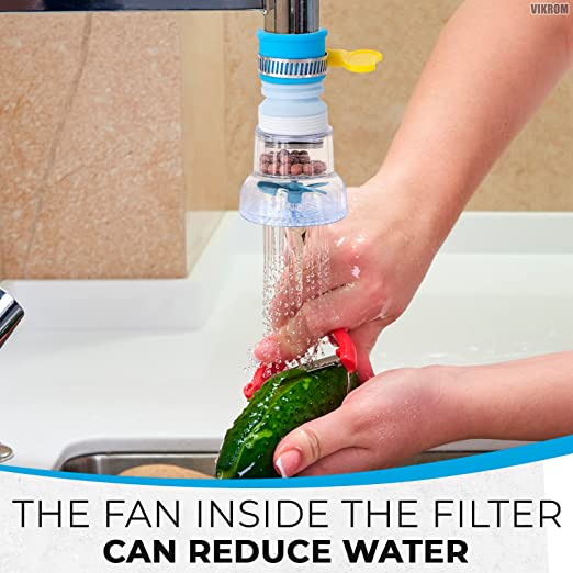 Faucet Splash Filter Water Saving Water Filter Foldable 360 Rotating Kitchen Household Faucet Tap
