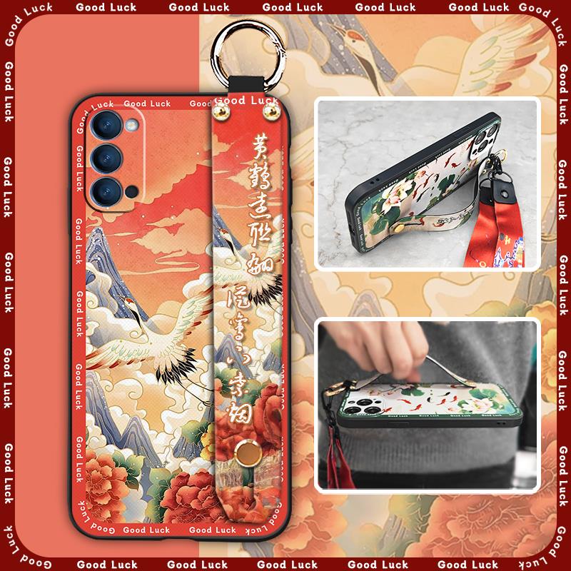 old lady Anti-knock Phone Case For TCL 20S/20 5G/20L/20L+ Waterproof Wristband protective ring for mom Phone Holder