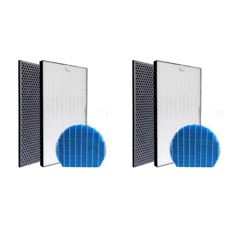 EITGZWAS 6PCS Fit for Air Purifier Filter -D50 -E50 -F50 HEPA Filter Activated Carbon Filter