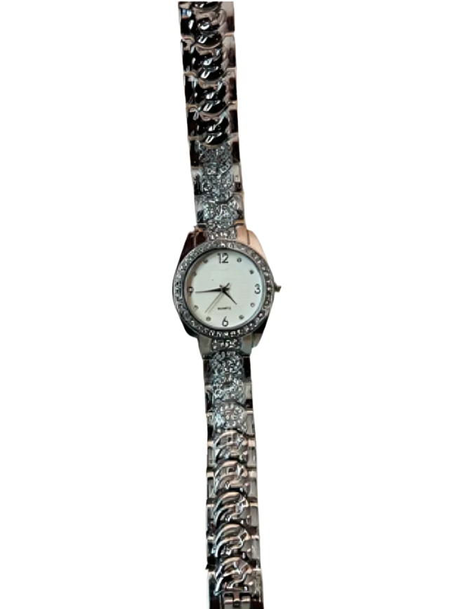 Best Quality Fashionable Round Dial Attractive Design Stone Coted Quartz Watch For Women - Time Plaza