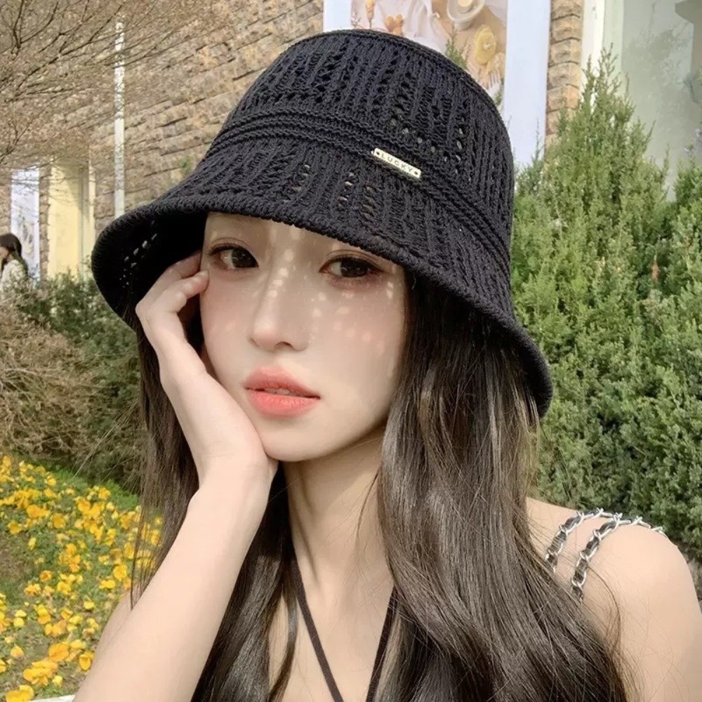 New Wide Brim Sunshade Hat Summer Cotton Fisherman's Hat UV Protection Foldable Casual Cap