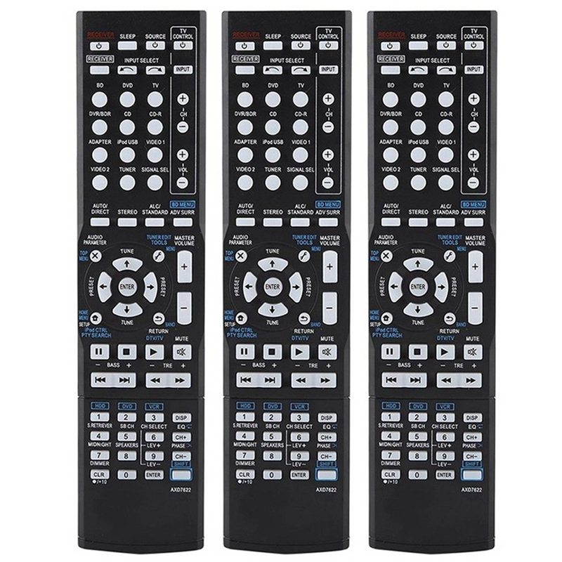 fasdaga 3X Pro Axd7622 Replace Remote Control for Pioneer Av Receiver -071 Vsx-321-K-P
