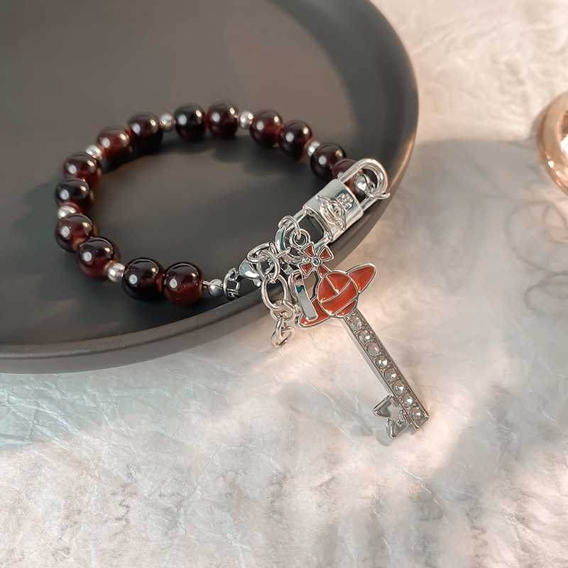【Mega Sale】Maillard Retro Saturn Bracelet Women's New Simple Exquisite All-match High-end Handstring Bracelet