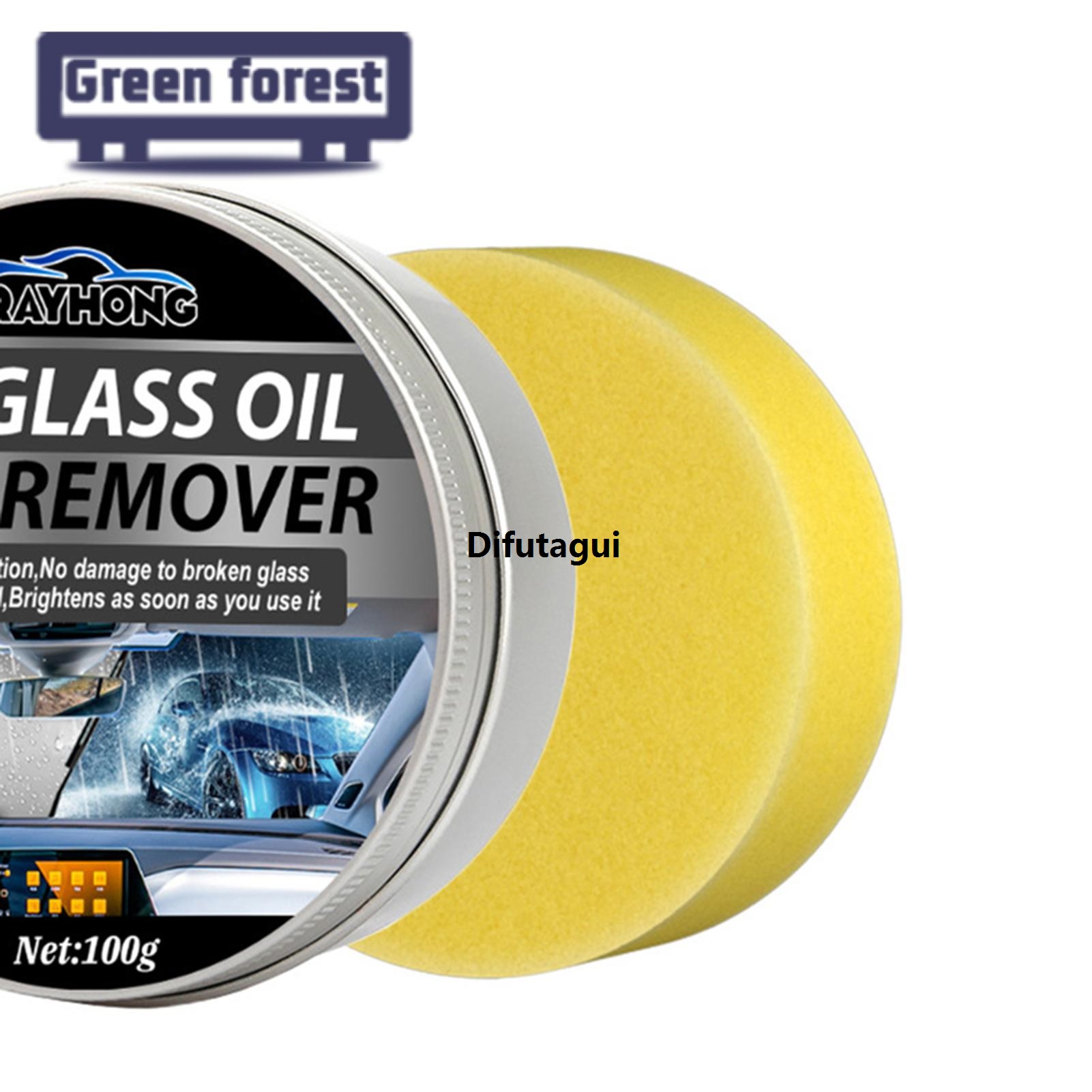Difutagui Windhield Window Rain Break Gla) (New Greenforet 2025 New Oil Film Defrost Car Gla Oil Film Cleaner
