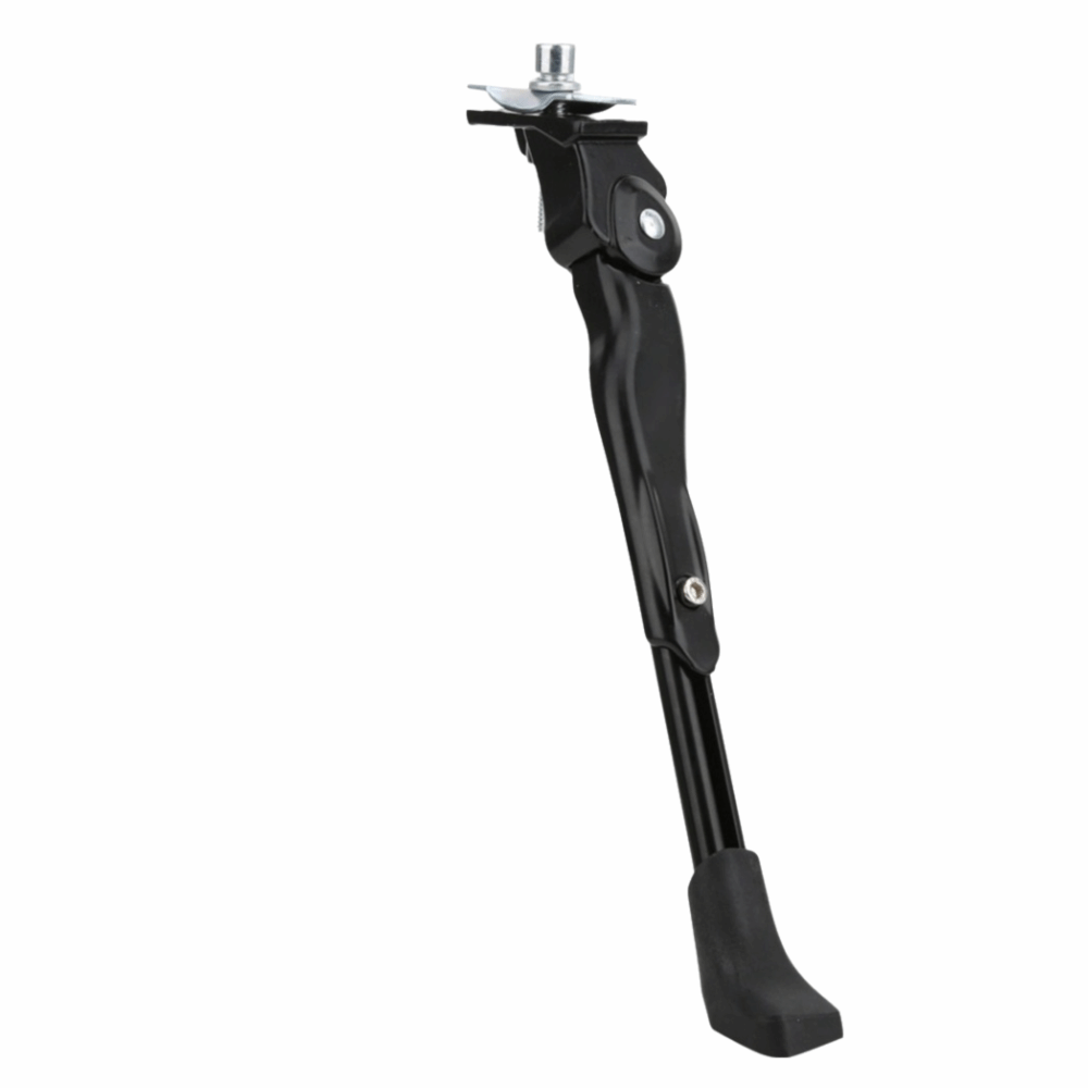 Durable Easy Installation Bike Kickstand Black With Non Slip Foot Bike Kickstand Sidestay Adjustable Sturdy Bicycle Side Support for Mountain and Road Bikes Parking