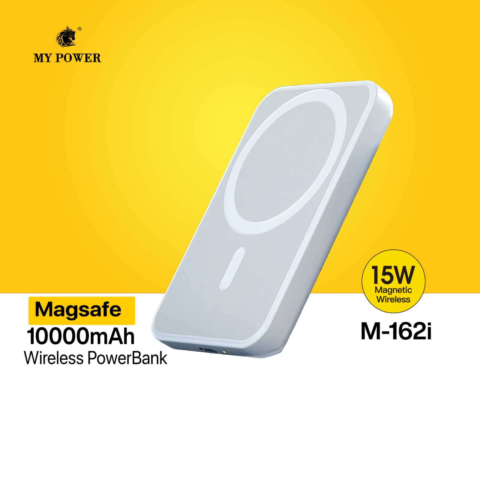 MY Power M162i 10000mAh Wireless Magsafe Fast Charging Powerbank for iphone