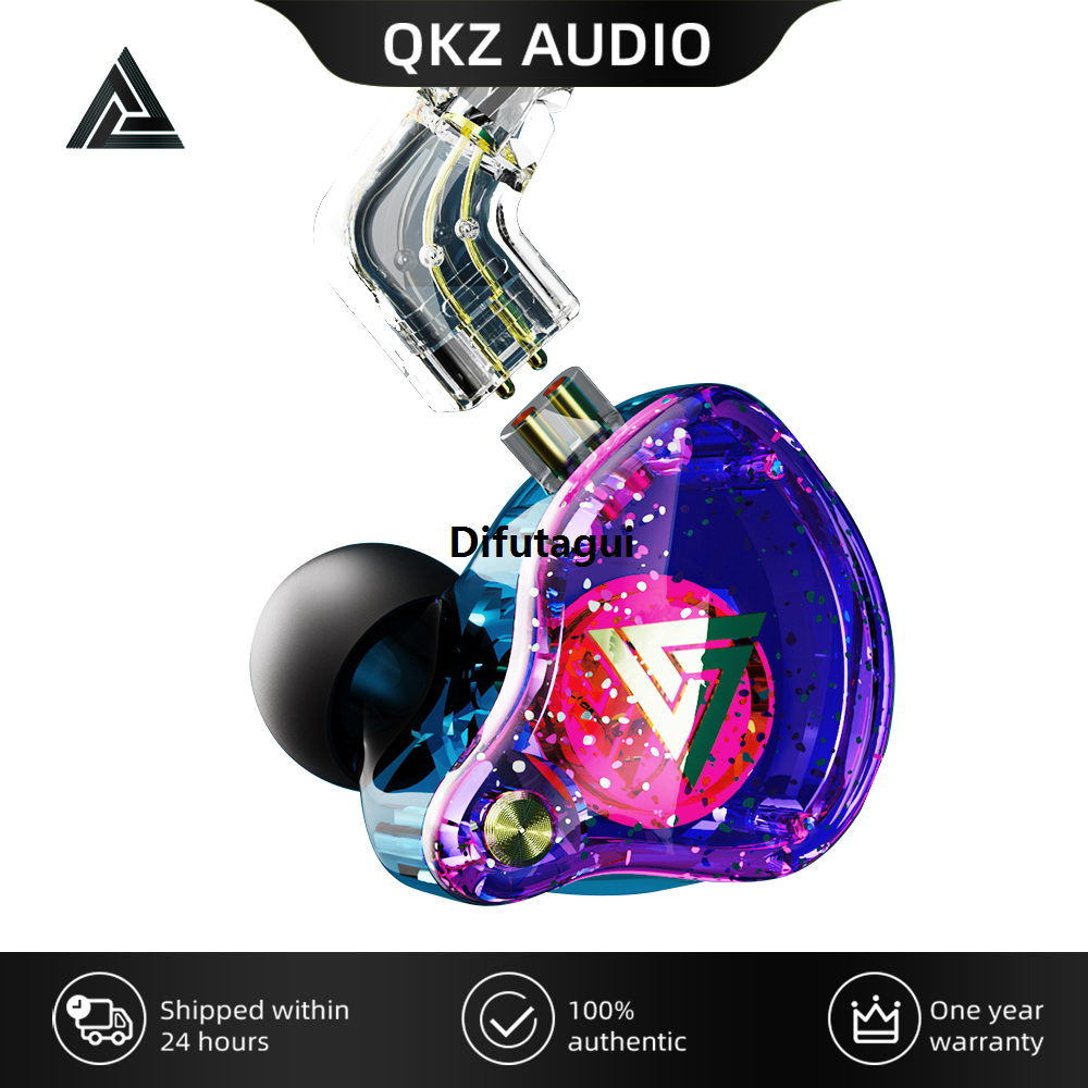 Difutagui Original QKZ AK6 Pro EDX Pro 1DD Dynamic Earphones HIFI Bass New style Earbuds In Ear Monitor Sport Noise Cancelling Headset ZST X