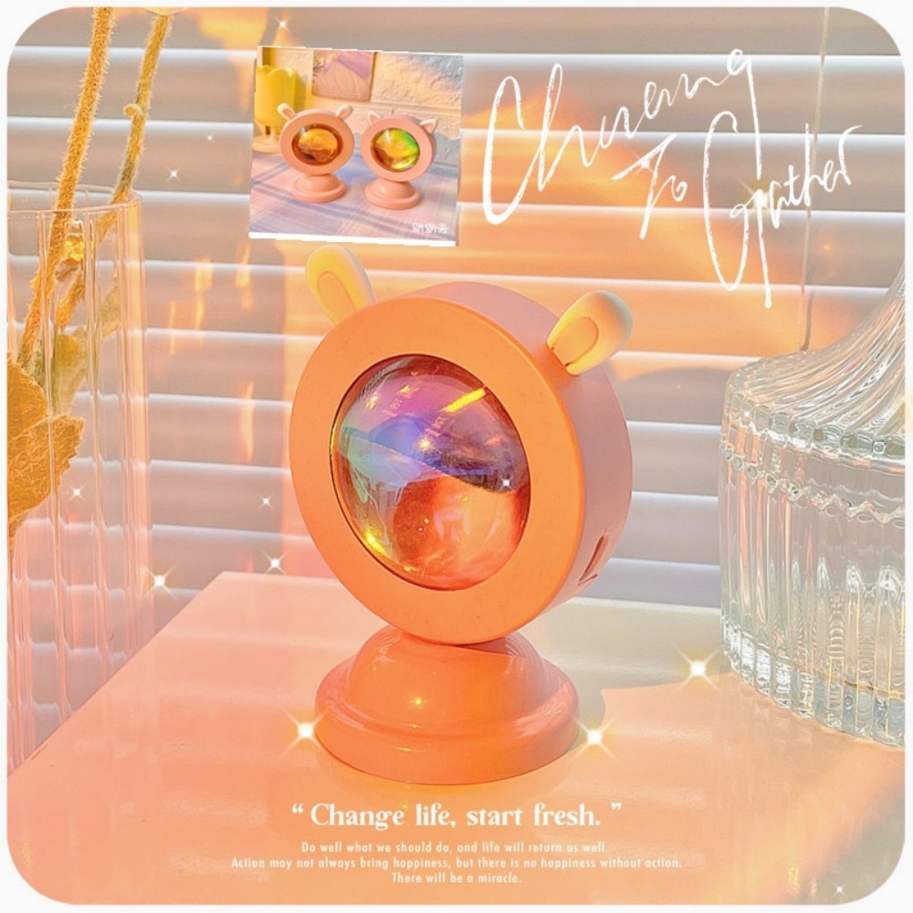 Portable Projection Bedroom Bedside Table Lamp Night Light Atmosphere Led Light Sunset Lamp Light