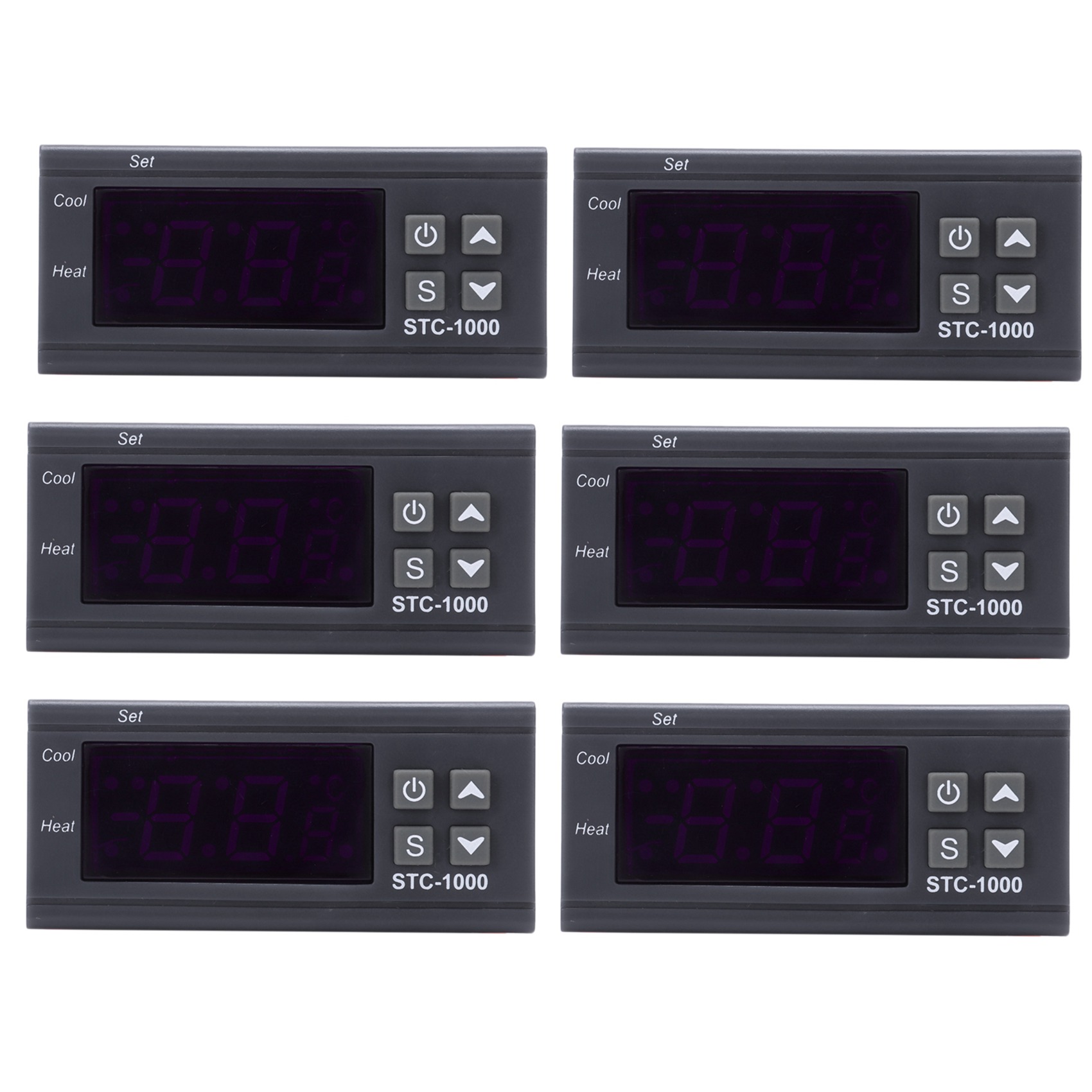 ARELENE 6X 220V Digital Temperature Controller Thermostat Regulator+Sensor Probe