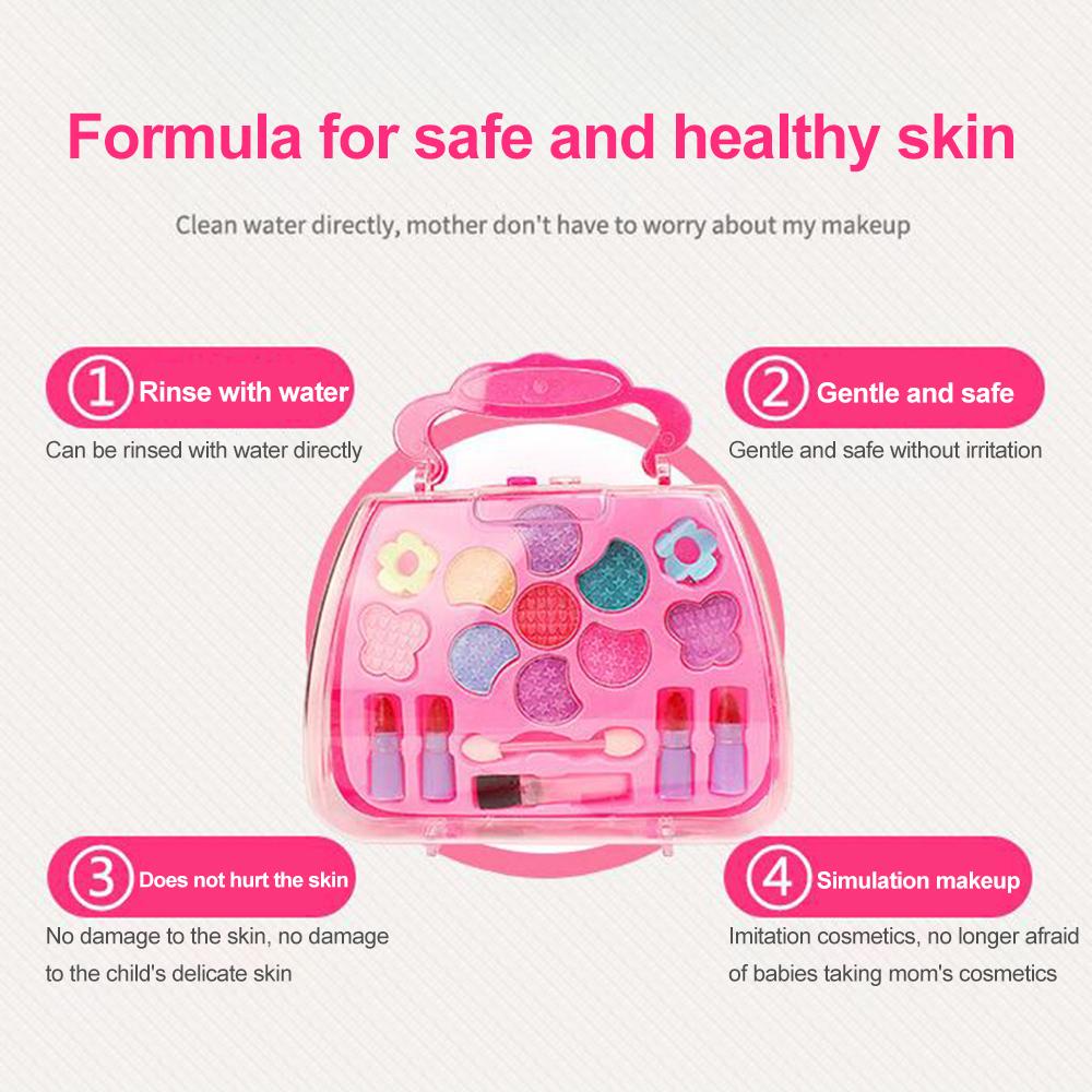 Bizzy Beauty Briefcase Pretend Play Cosmetic Makeup Set For Girls - F10538