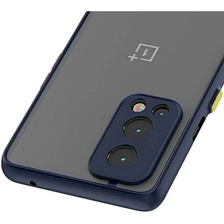OnePlus Nord 2 5G Back Cover Shockproof Camera Protection Anti-Slip Grip PC TPU Smock Back Cover for OnePlus Nord 2/One Plus Nord 2 5G (Black)