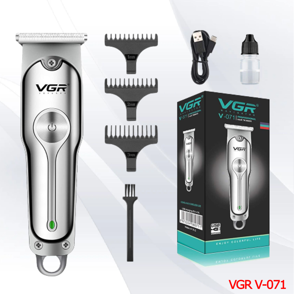 VGR 071 Hair Clipper Beard Trimmer Kit for Men Cordless Hair Mustache Trimmer Hair Cutting Groomer Kit