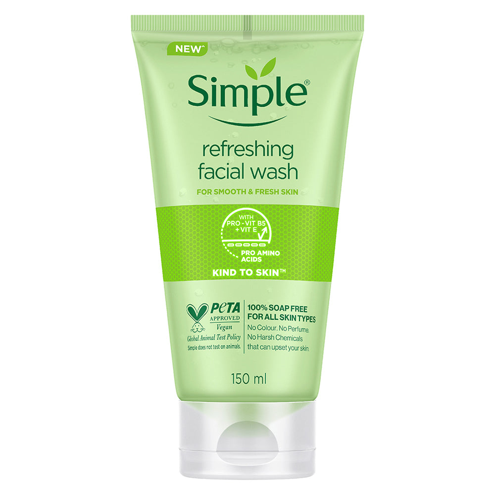 Simple Kind to Skin Refreshing Facial Gel Wash 150ml - image 1
