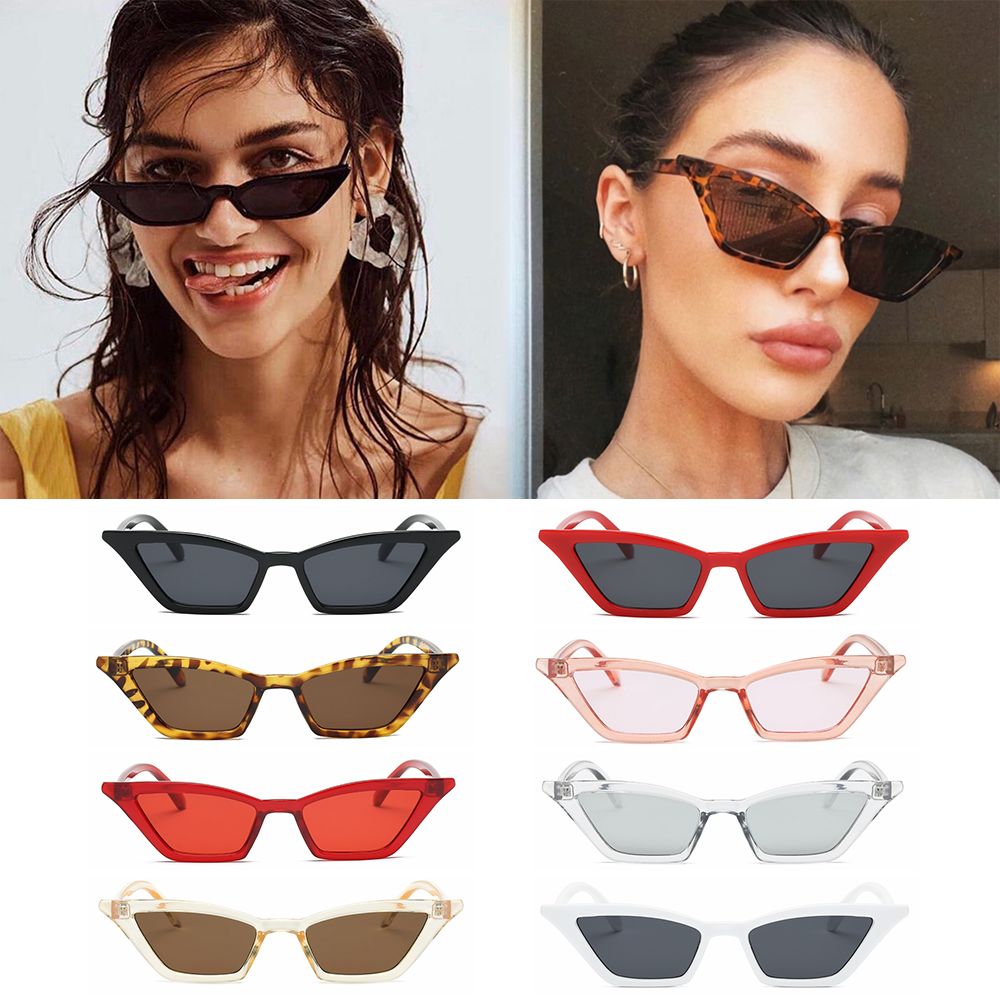 Fashion UV400 Eyewear Vintage Small Frame Sunglasses Cat Eye