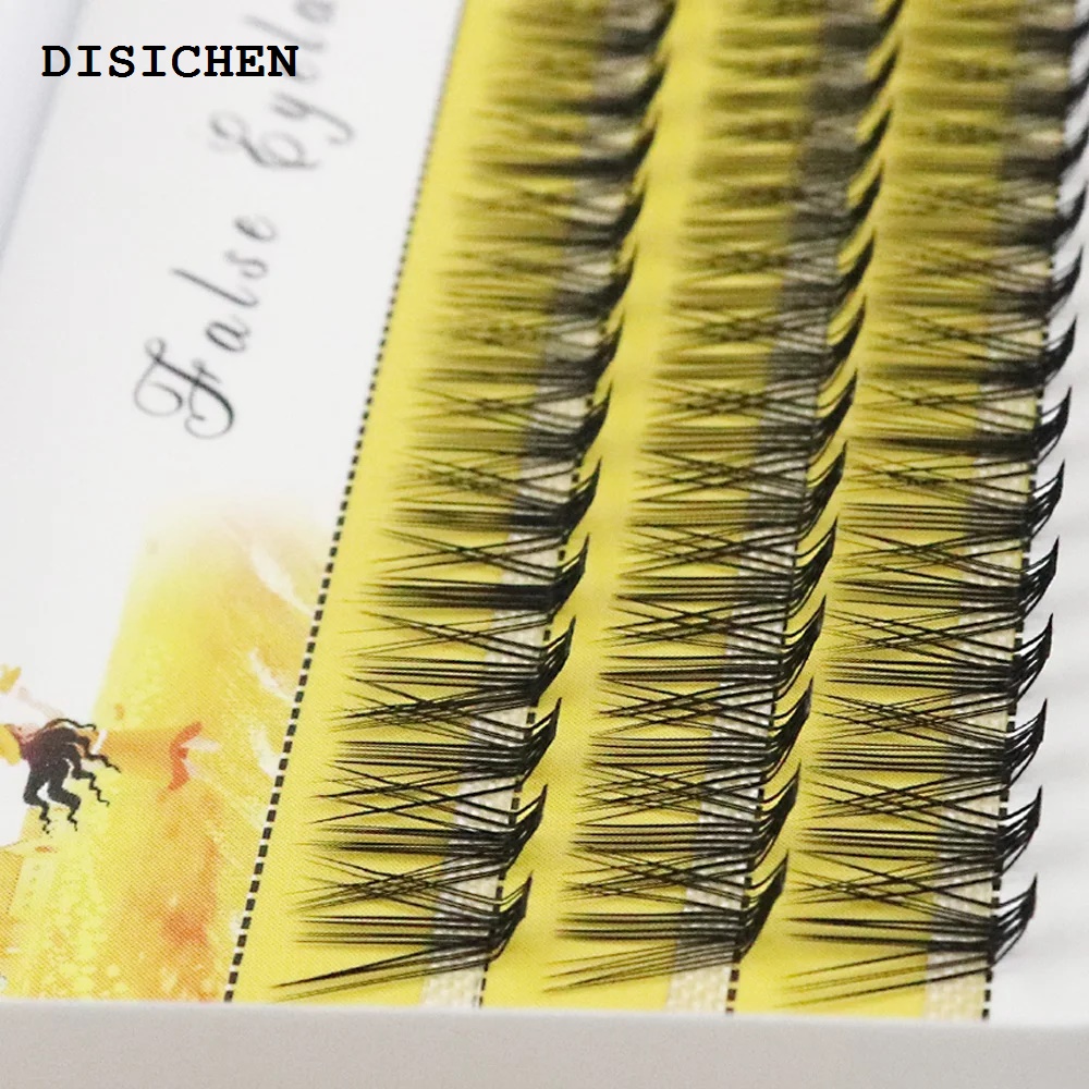 DISICHEN 2025 New 20D L-type Eyelashes Extension Natural 1 box/60 Bundle 3D Russian Indiviual Eyelash cluster Makeup Tools mink lashes