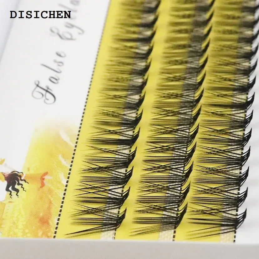 DISICHEN 2025 New 20D L-type Eyelashes Extension Natural 1 box/60 Bundle 3D Russian Indiviual Eyelash cluster Makeup Tools mink lashes