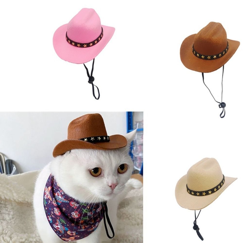 Funny Adjustable Pet Dog Hat Summer Pet Accessories Dogs Cat Caps Photo Prop Dog Cat