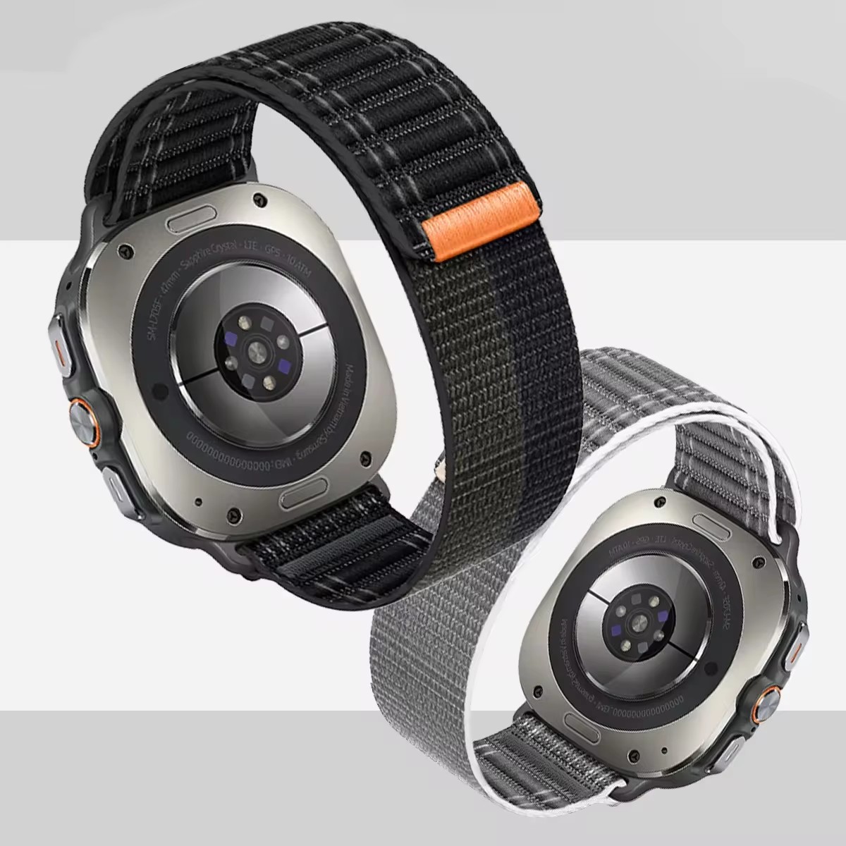 Official Silicone+Nylon band For Samsung Galaxy Watch Ultra Strap 47mm Functional sport belt Bracelet Galaxy Watch 7 Ultra 47 mm