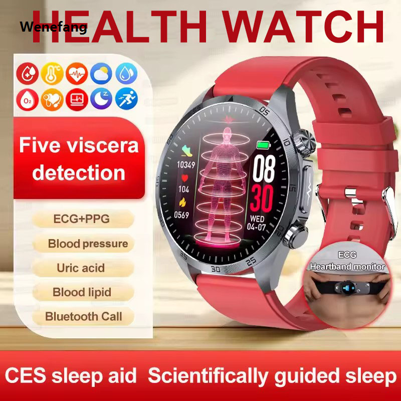 Wenefang 2025 New For Xiaomi AI Diagnosis Women Smart Watch Men Laser Treatment Fashion Three High ECG+PPG Temperature BT Call Health smartwatch