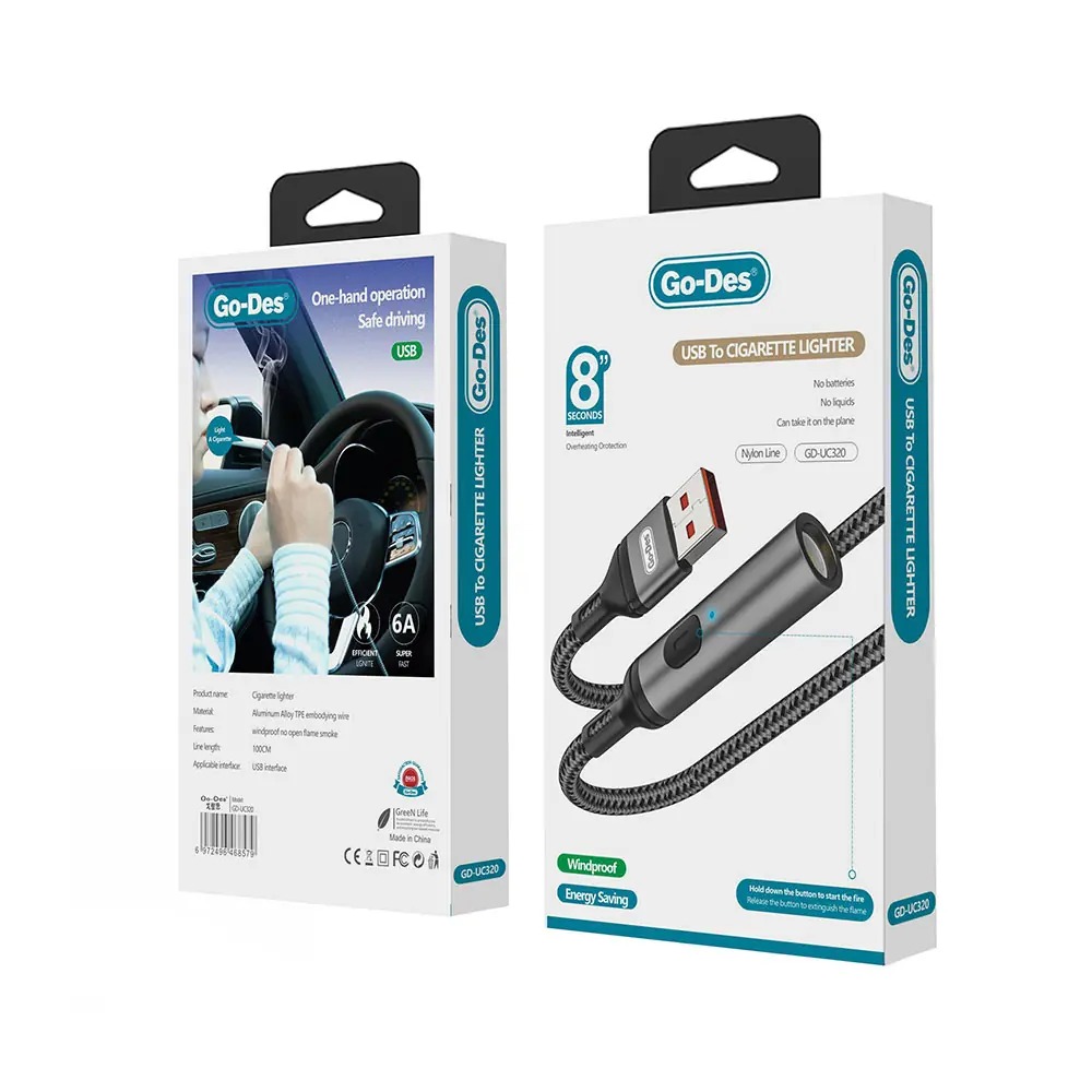 Go Des GD-UC320 USB Connected Lighter