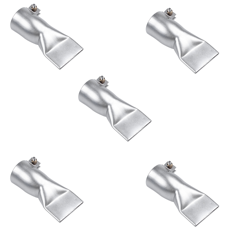 fasdaga 5X 40mm Flat Wide Mouth Tubular Nozzle for Plastic Welding /Hot Air Heat /for Plastic Welder Mouth