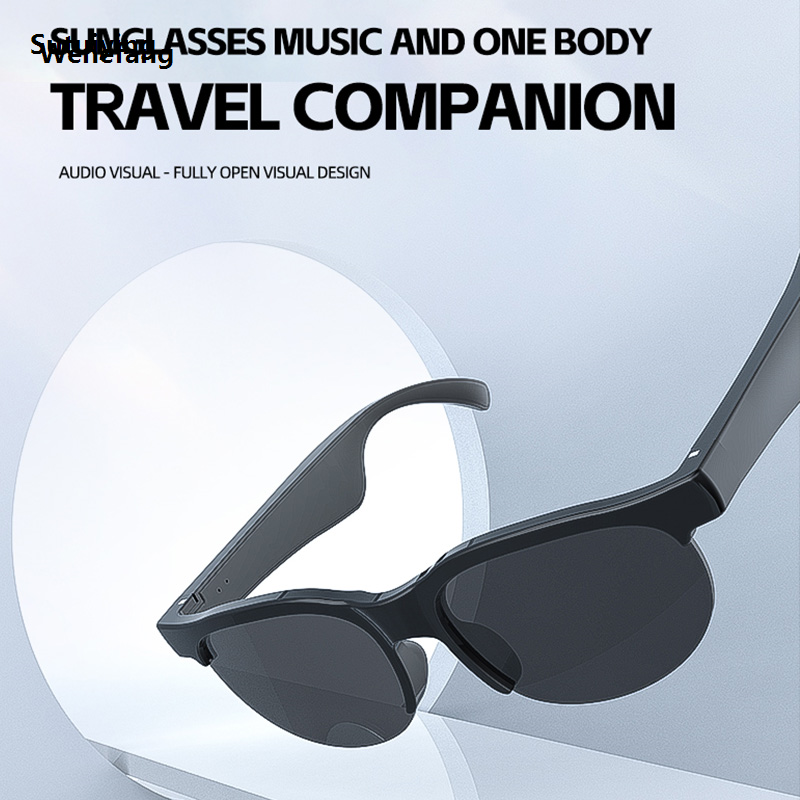 Wenefang Sutuiying Original Bluetooth Glasses Sports Driving Bluetooth Sunglasses 【2025 Version】 Wireless Luxury Bluetooth Headset Ear Hook Earbuds Wireless Headphones