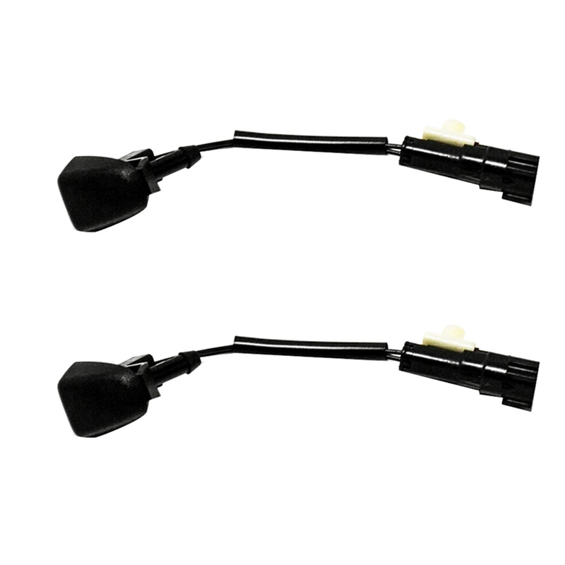 JINMY 2X Front Windscreen Washer Jet 31301827 for S60 S80 XC60 XC70 2007-2016 Heated Windshield Wiper Nozzle