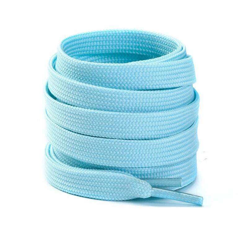 1 Pair Double Layer Flat Shoelaces Fine Lines Weave Black White Shoe Lace Used For High-top Casual Canvas Shoes Shoelace