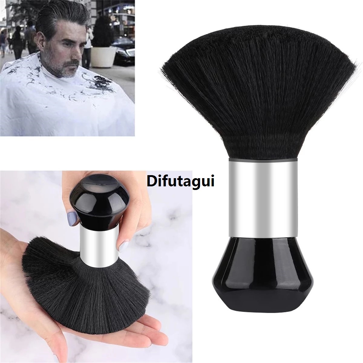 Difutagui Hairdressing Soft Brush Salon Special Cleaning Haircut Original Tool Barber Home Hairbrush Makeup Sweeping Hair Brush