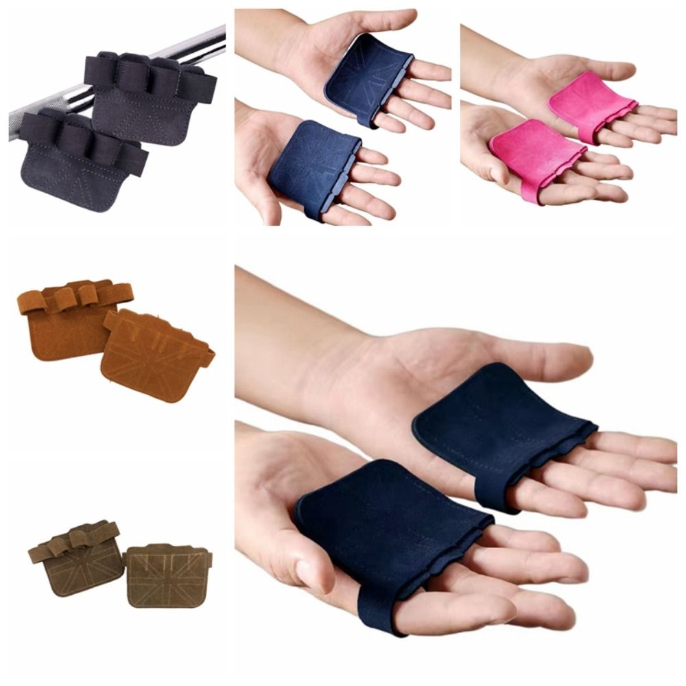 1Pair unisex Weight Lifting Training Gloves Anti-Skid Breathable Gym Gloves Grips Thicken Palm Protection Weightlifting Hand Protect Pad Workout