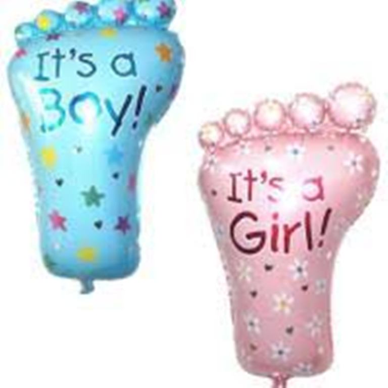 1PCs Baby Feet Foil Balloons Collection, Baby Shower Toddler Crawling Boy & Girl Balloon Inflatable Toys Children Foil Balloons Chrome Metallic Foil Baloon For Birthday Parties Decoration