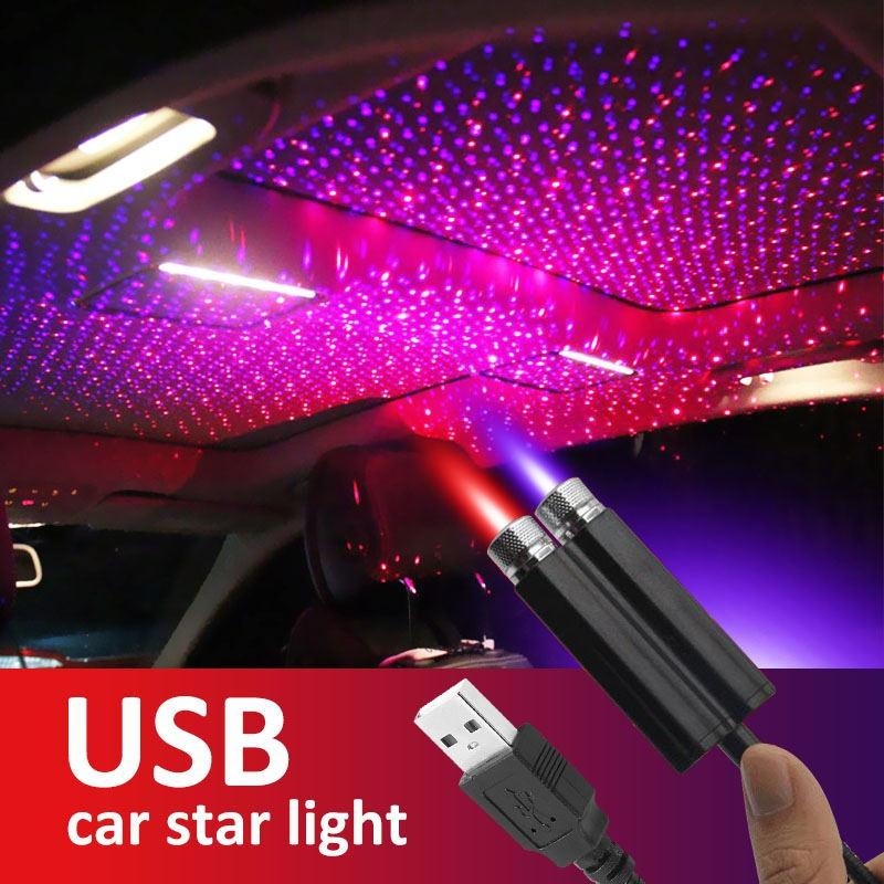 Mini Led Usb Night Star Light Roof Ceiling Decoration Lamp Romantic Atmosphere Interior Night