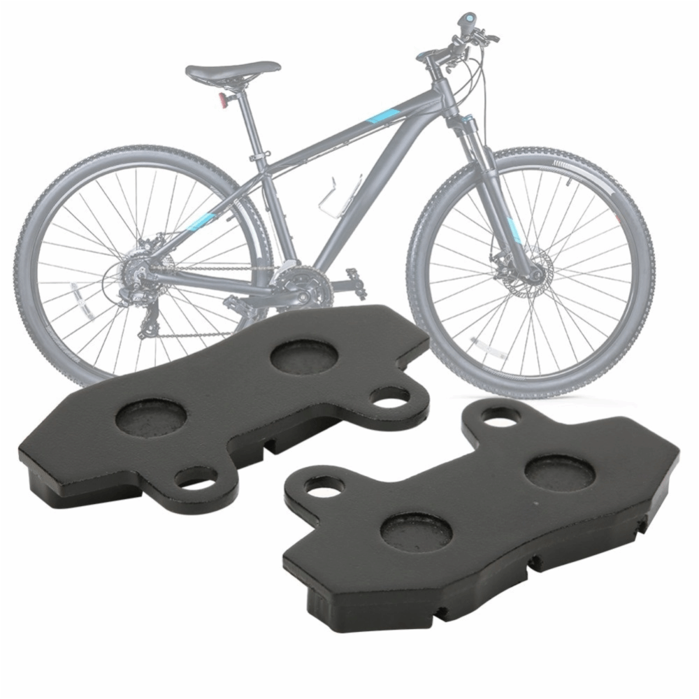 2 Pairs Durable Semi-metal Electric Scooter Brake Pad 7.7x4.2cm Lightweight Electric Bike Brake Pad Electric Motorcycle Brake Pad Electric Bike