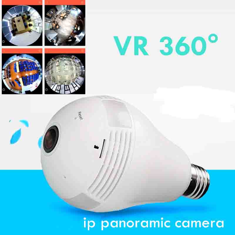 Wifi Smart Panoramic Bulb 360 Degree Camera