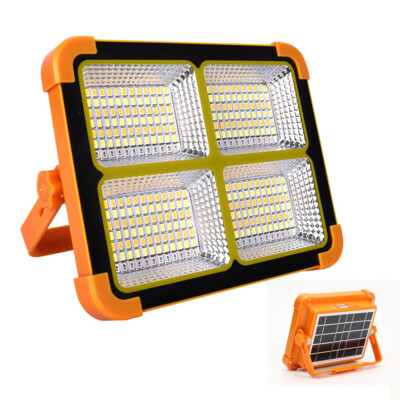 7200 mAh Portable Solar Power Rechargeable Work Light Emergency Light for Camping Fishing Outdoor Purpose