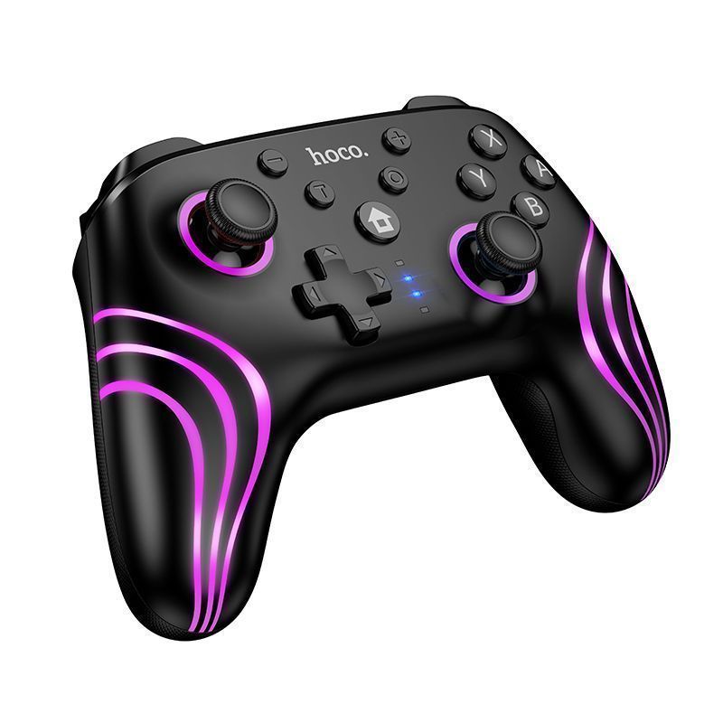HOCO GA2 Unicorn Multi‑Function Wireless Game Controller - Bluetooth 4.2, RGB Lighting, Turbo & Dual Vibration/GA2 Unicorn Multi-function Wireless Game Controller