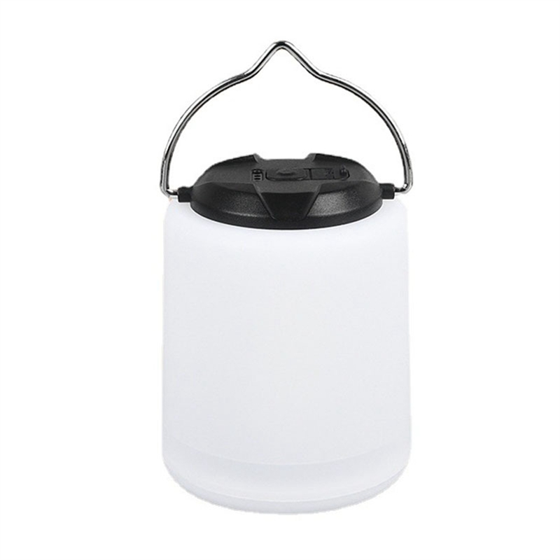 1 PCS Rechargeable Camping Light White ABS Camping Hiking Emergency Waterproof Light