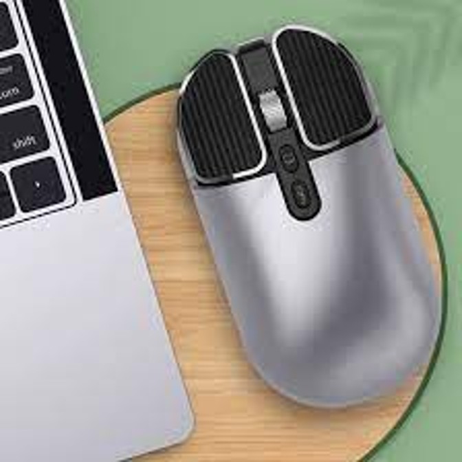 M203 2.4G Wireless Optical Mouse Bluetooth Compatible Dual Mode Rechargeable USB Silent for PC Laptop White