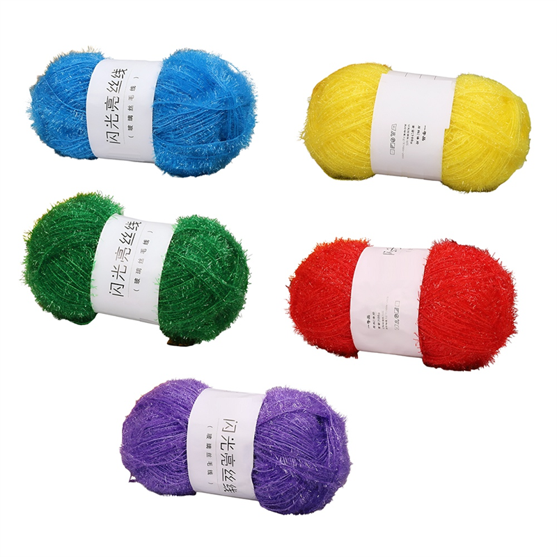 DIY Handcrafted Doll with Glass Fiber Yarn and Polyester Dishcloth