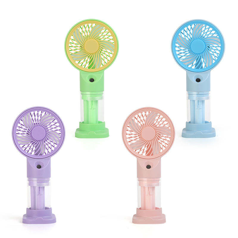 2 in 1 Portable Mini Humidity Fan With Water Humidity Noiseless Hand Fan Lightweight Portable Handheld Mist Fan Cooling Misting Fan USB Rechargeable Fan For Kids, Adults, Home, Outdoor