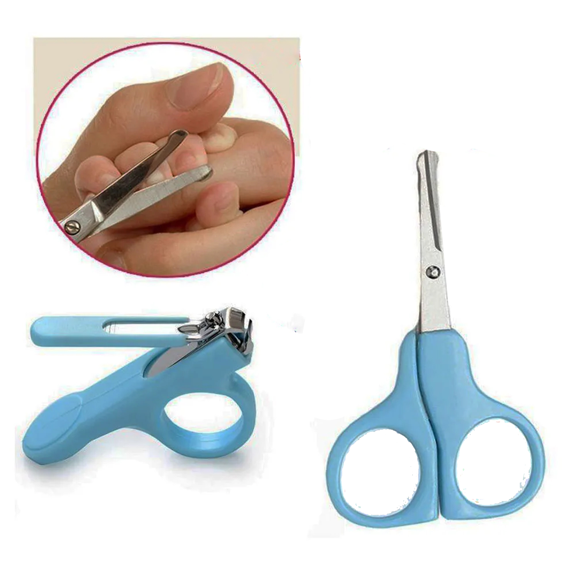 Safety Baby Nail Clippers Scissors Cutter For Newborn Baby Convenient Daily Shell Shear Manicure Tool