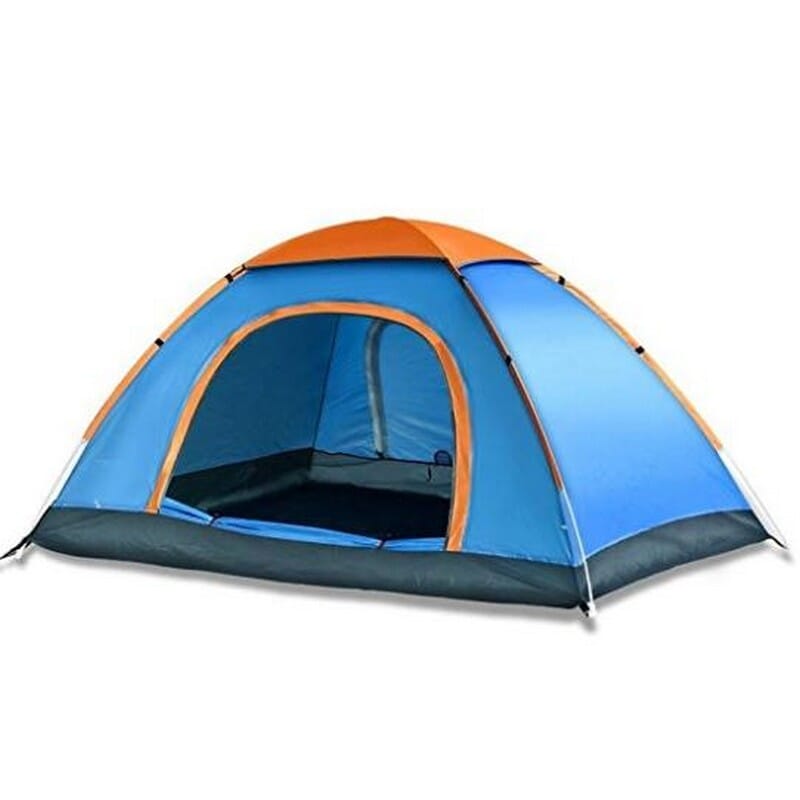 4 Person Waterproof Outdoor Dome Camping Family Hiking Tent (Multicolor)