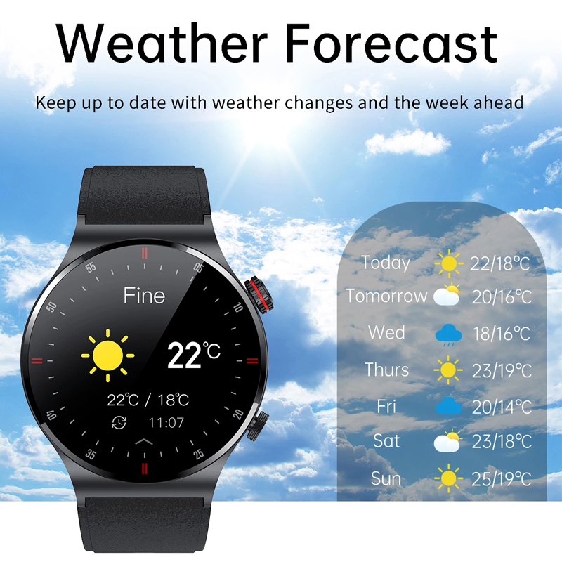 Linman Health Monitoring ECG+PPG Watch For Men Smart Watch NFC BluetooLuxury th Call HD Screen Sports Bracelet Waterproof Men SmartWatch+box