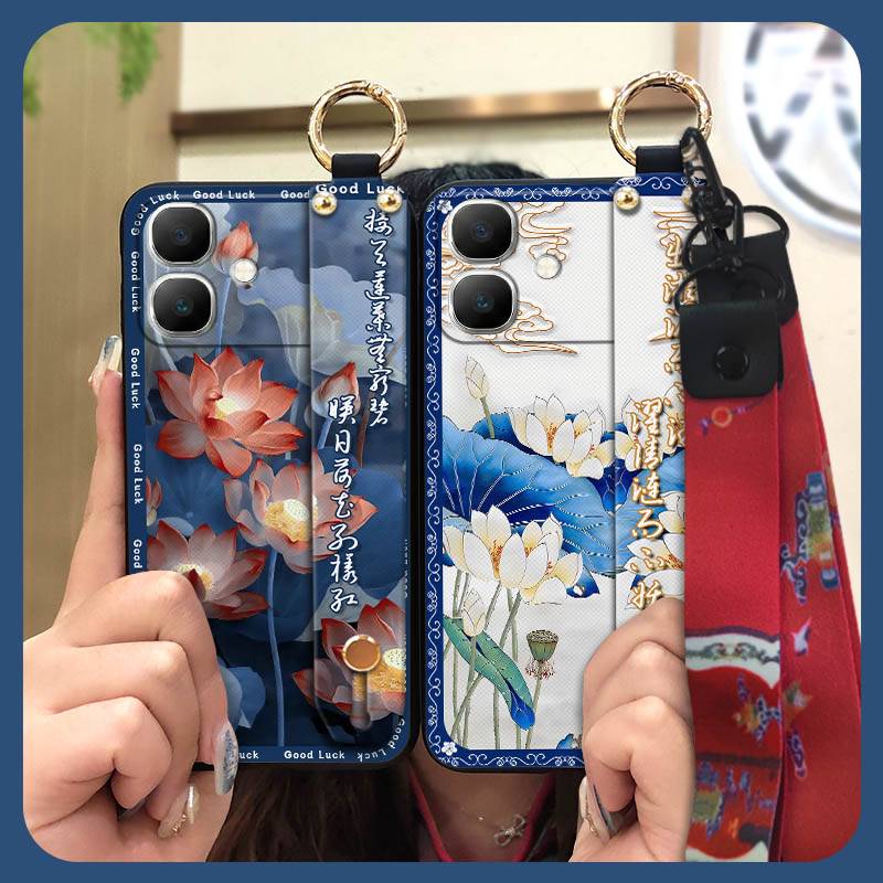 Phone Holder Dirt-resistant Phone Case For infinix Smart20/X6840 Anti-dust Waterproof For Mom Durable Silicone Fashion