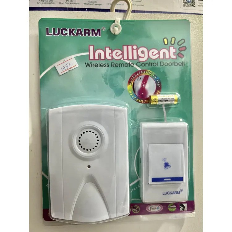 Luckarm Wireless Remote Control Door Bell l Doorbell Wireless