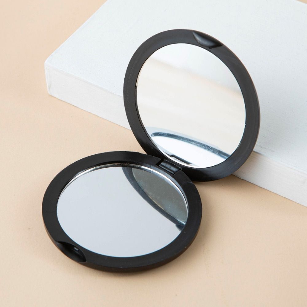 Portable Double Sided Flip Small Round Mirror Small Round Mini Folding Mirror Cute Round Makeup Mirror Home Decor
