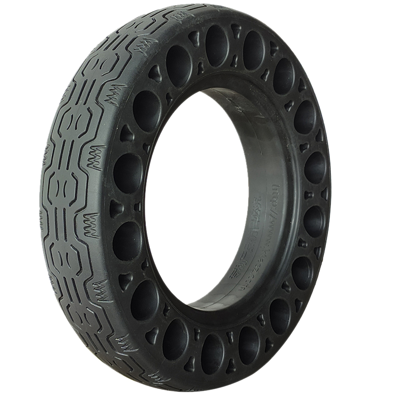 CGearuppt 10 Inch Rubber Solid Tires for Max G30 Electric Scooter Honeycomb Damping Tyre Black