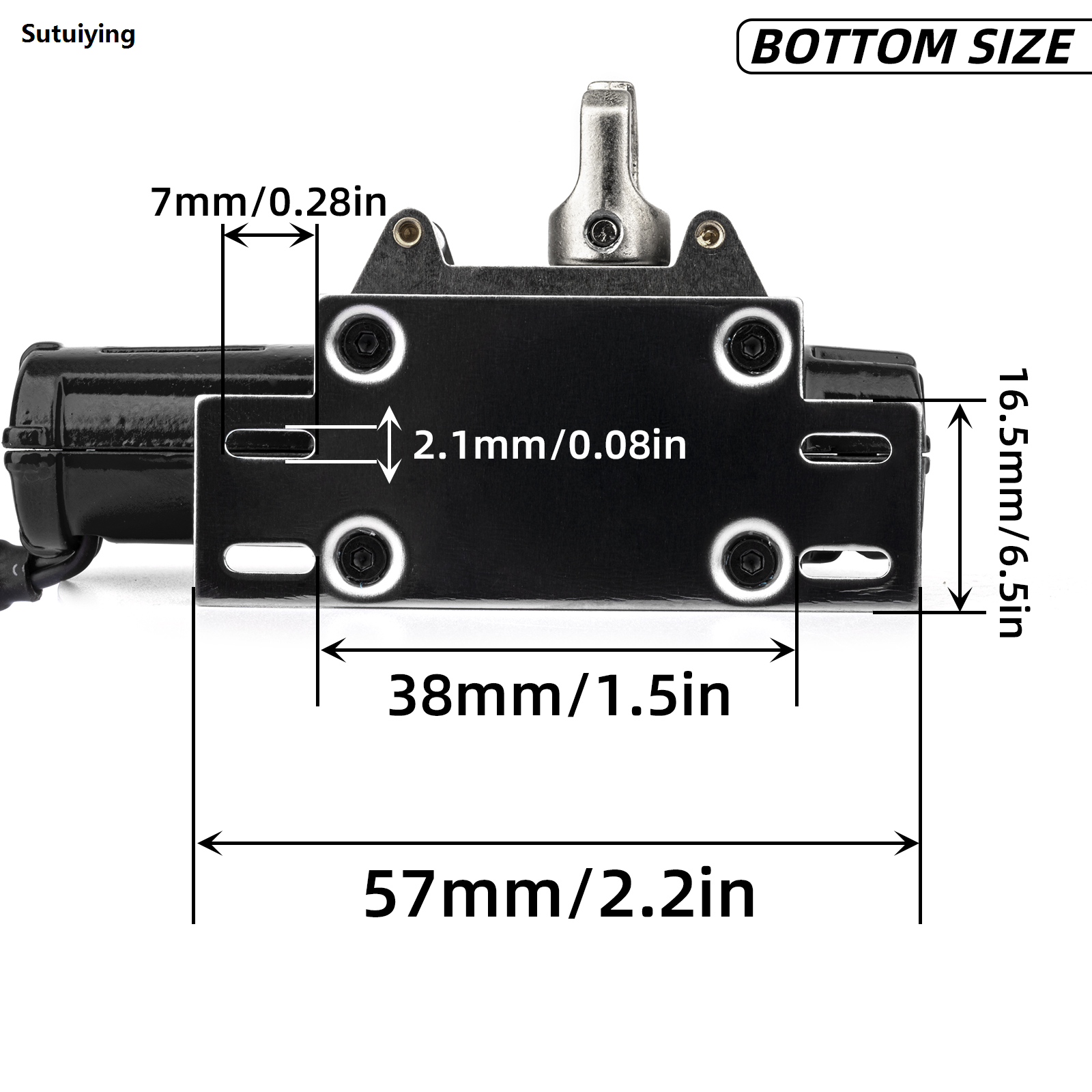 Sutuiying RC Metal Winch Remote Control Simulation Pull Toy Model Winch for 1/10 RC Crawler Car Axial SCX10 90046 TRX4 Redcat Decorative P