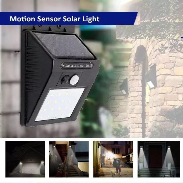 Solar Powered LED Bright Motion Sensor Light