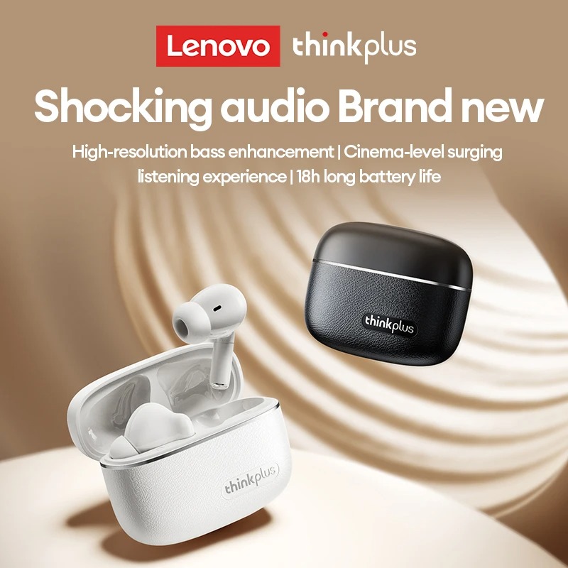 Lenovo LP27 Pro Wireless Earphone Bluetooth 5.4 Gaming Music Dual-mode Headphones ENC Call Clear Noise Cancelling Low Latency Sport Waterproof Earbuds